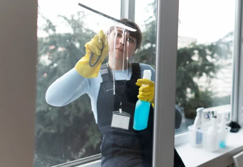 Nettoyage de vitres intérieures et extérieures à Bouqueval